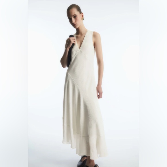 COS Floaty Asymmetric Midi Dress - Picture 8 of 15